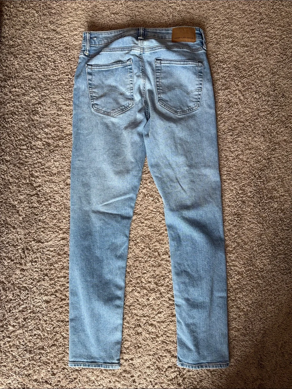American Eagle Outfitters Light Blue Athletic Skinny Jeans